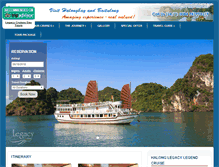 Tablet Screenshot of halonglegacycruise.com